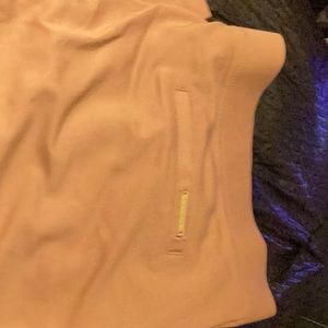 NWOT IMan stretch knit flare leg tan pants 2X